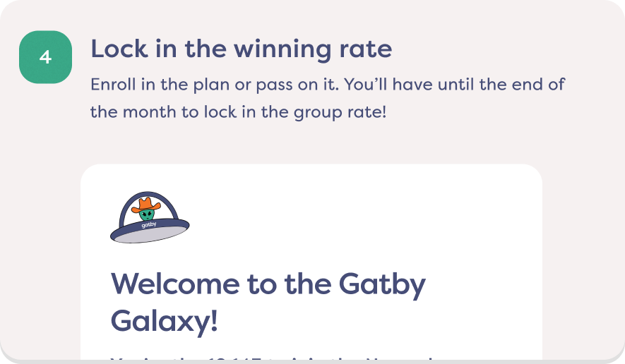 Lock in the winning rate